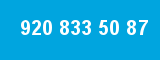 920 833 50 87